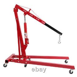 0.5-2 TON 4400lb Heavy Duty Engine Motor Hoist Cherry Picker Shop Crane Lift