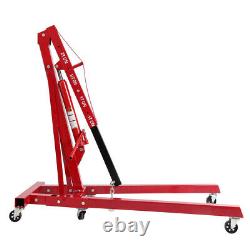 0.5-2 TON 4400lb Heavy Duty Engine Motor Hoist Cherry Picker Shop Crane Lift