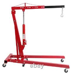 0.5-2 TON 4400lb Heavy Duty Engine Motor Hoist Cherry Picker Shop Crane Lift