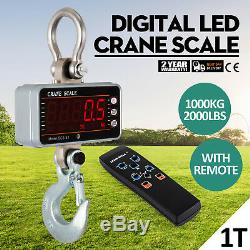 1000KG 1Ton 2000 LBS Digital Crane Scale Heavy Duty Hanging Scale OCS-S In USA