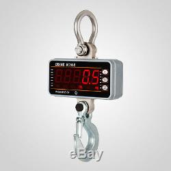 1000KG 1Ton 2000 LBS Digital Crane Scale Heavy Duty Hanging Scale OCS-S In USA