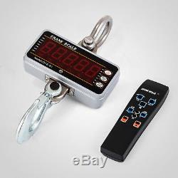 1000KG 1Ton 2000 LBS Digital Crane Scale Heavy Duty Hanging Scale OCS-S In USA