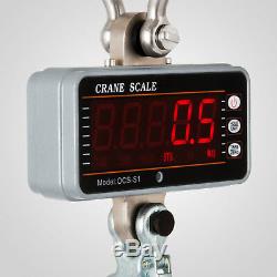 1000KG 1Ton 2000 LBS Digital Crane Scale Heavy Duty Hanging Scale OCS-S In USA