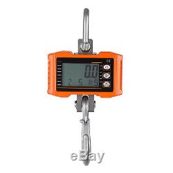 1000KG 1Ton 2000 LBS Digital Crane Scale Heavy Duty Hanging Scale OCS-S from US