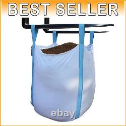10 Pack Heavy-Duty FIBC Bulk Bags 1.5 Ton, 3300lbs Capacity, 35 x 35 x 43