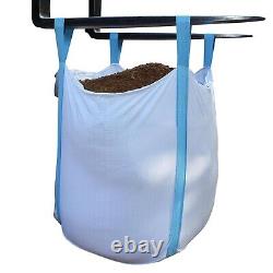 10 Pack Heavy-Duty FIBC Bulk Bags 1.5 Ton, 3300lbs Capacity, 35 x 35 x 43
