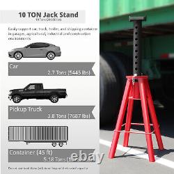 10 Ton(20000lbs) 28- 47.5 Heavy Duty Steel Pin-Type Trucks Trailers Jack Stand