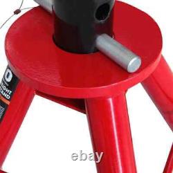 10 Ton Capacity Low Profile Heavy Duty Adjustable Height Jack Stand(2 Pack)