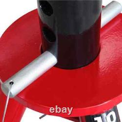 10 Ton Capacity Low Profile Heavy Duty Adjustable Height Jack Stand(2 Pack)