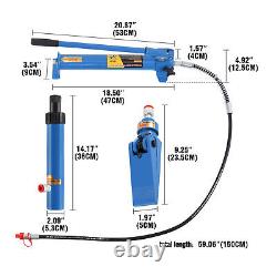 10 Ton Heavy Duty Porta Power Hydraulic Jack Tool Body Frame Repair Kit Lift Ram