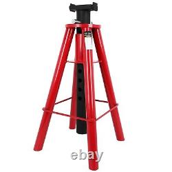 10 Ton Heavy Duty Steel (20,000 lbs) Capacity Pin-Type Jack Stand 28-47.5 Lift