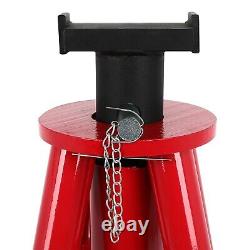 10 Ton Heavy Duty Steel (20,000 lbs) Capacity Pin-Type Jack Stand 28-47.5 Lift