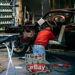 10 Ton Hydraulic Jack Body Frame Repair Kit Auto Shop Car Tool Kit Set