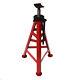 10 Ton Jack Stand Lifting Stroke 300 Mm Heavy Duty Ajustable Height Car Repair