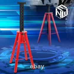 10 Ton Pin-Type Heavy Duty Steel Jack Stands 20,000 lbs Capacity Max 47.5 Lift