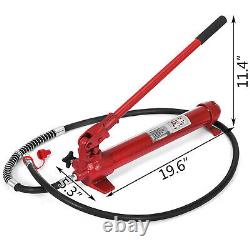 10 Ton Porta Power Hydraulic Jack Auto Body Frame Repair Kit Lift Ram