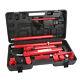 10 Ton Porta Power Hydraulic Jack Auto Body Frame Repair Kit Lift Ram Heavy Duty