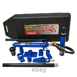 10 Ton Portable Hydraulic Equipment Set Heavy Duty Components Tools