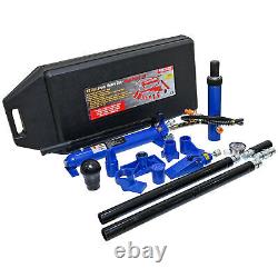 10 Ton Portable Hydraulic Equipment Set Heavy Duty Components Tools