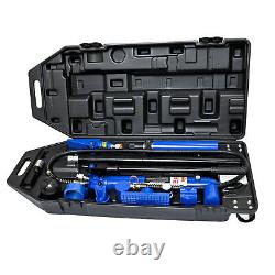 10 Ton Portable Hydraulic Equipment Set Heavy Duty Components Tools