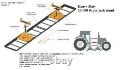 10 Ton Tractor Splitting Stand Kit with Rails Heavy Duty Kit