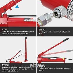 10ton Porta Power Kit Heavy Duty Construction Advanced Hydraulic Power Auto Lift