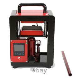110V Heavy Duty 5 Ton Hydraulic Heat Press Machine Dual Heating Plated 2.44.7