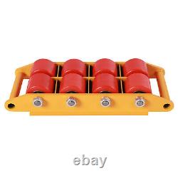 12Ton Heavy Duty Machinery Mover Machine Dolly Skate Industrial Moving Equipment