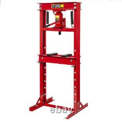 12 Ton H-Frame Hydraulic Floor Press Shop Press Garage Heavy Duty Machinery