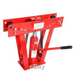 12 Ton Heavy Duty Hydraulic Tube And Pipe Bender Bends 1/2 To 2 Inch Wide 6 Dies