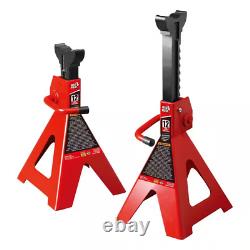 12-Ton Heavy-Duty Jack Stands 2 Pack