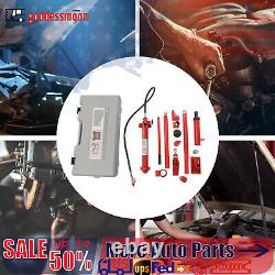 12 Ton Heavy Duty Porta Power Hydraulic Jack Auto Body Frame Repair Kit Lift Ram