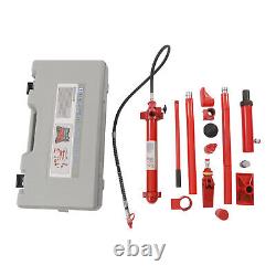 12 Ton Heavy Duty Porta Power Hydraulic Jack Auto Body Frame Repair Kit Lift Ram