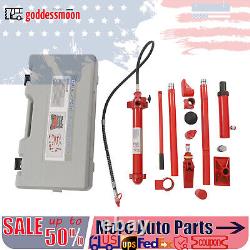 12 Ton Heavy Duty Porta Power Hydraulic Jack Auto Body Frame Repair Kit Lift Ram