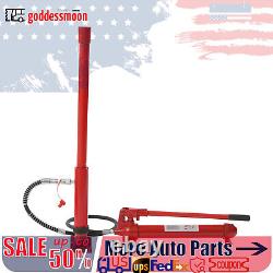 12 Ton Heavy Duty Porta Power Hydraulic Jack Auto Body Frame Repair Kit Lift Ram