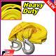 13ft 2 X 10' 3m Yellow Rope Heavy Duty Tow Strap Hooks 10k Lb 5 Ton Capacity