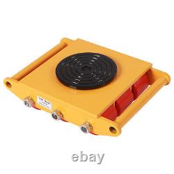 15Ton Heavy Duty Mover Machine Dolly Skate withHandle Roller Mover Cargo Trolley