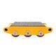15 Ton Heavy Duty Machine Dolly Skate Machinery Roller Mover Cargo Trolley New