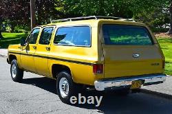 1975 Chevrolet Suburban K20 4X4 HD 3/4 TON UNRESTORED SURVIVOR SENIOR OWNER GMC