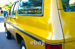 1975 Chevrolet Suburban K20 4X4 HD 3/4 TON UNRESTORED SURVIVOR SENIOR OWNER GMC