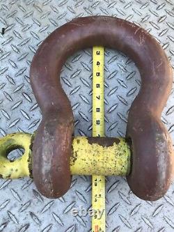1- Crosby 45-Ton 2 Screw Pin Bolt Shackle Heavy Duty Towing Rigging