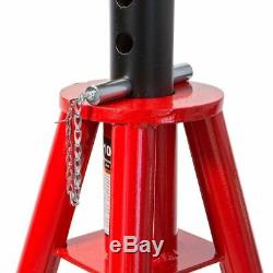 1 Pair Heavy Duty Jack Truck Semi Stands High Lift 10 Ton Pin 31 Lift New