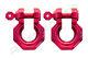 1 Set 3/4 Large Red 5.0 Ton Aluminum D-ring Bow Anchor Shackle Heavy Duty