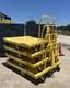 1 Ton Capacity Heavy Duty Industrial Rollaround Flat Deck Baggage Carts 360° Usa