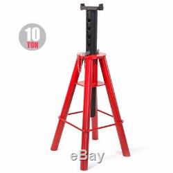 1pc HEAVY DUTY JACK TRUCK SEMI STANDS HIGH LIFT 10 TON PIN 28 TO 47 LIFT NEW