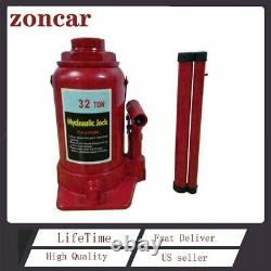 1pcs 32 Ton Heavy Duty Hydraulic Bottle Jack Automotive Shop Equipment Car Truck