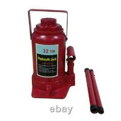 1pcs 32 Ton Heavy Duty Hydraulic Bottle Jack Automotive Shop Equipment Car Truck