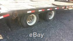 2007 Towmaster T-40LP 20 Ft/Ton Low Deck-Over Trailer w Ramps Heavy Duty Hauler