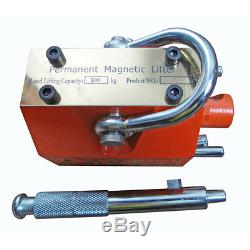 200kg Permanent Magnetic Lifter Lifting PML Magnet Hoist Crane 0.2Ton Heavy Duty