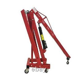 20212 TON 4400lb. Heavy Duty Engine Motor Hoist Cherry Picker Shop Crane Lift